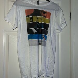 Post Malone White Short Sleeve Tee with Album Graphic